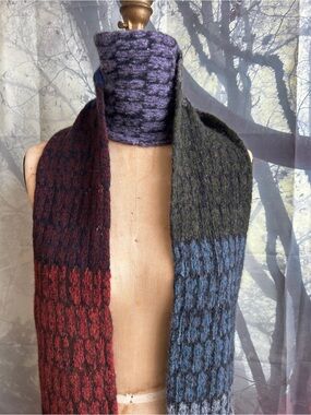 100% soft cashmere Scarf - Purple, Red, Blue, Olive new without tag-never worn